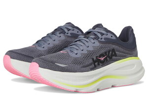�z�J�I�l�I�l ���f�B�[�X �V���[�Y �X�j�[�J�[ HOKA Bondi 9 Charcoal Grey/Grey Skies �`���R�[��