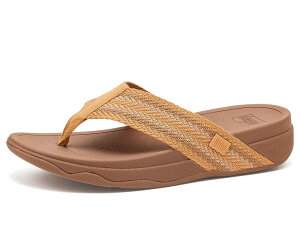 �t�B�b�g�t���b�v ���f�B�[�X �V���[�Y �q�[�� �T���_�� FitFlop Surfa Stripe-Webbing Toe-Post Sandals Turmeric/Classic Tan Mix �^��