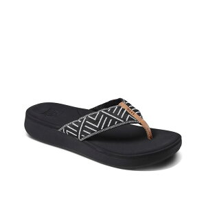 ���[�t ���f�B�[�X �V���[�Y �T���_�� Reef Cushion Cloud TX Black Geo �u���b�N