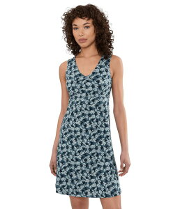 �h�[�h �A���h�R�[ ���f�B�[�X �g�b�v�X �����s�[�X �m�[�X���[�u Toad&Co Rosemarie Sleeveless Dress Pacific Blue Print �u���[