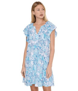 �����[�s�����b�c�@�[ ���f�B�[�X �g�b�v�X �����s�[�X ���l�� Lilly Pulitzer Norella Linen Dress Resort White Shell Shine �z���C�g
