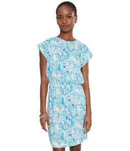 �����[�s�����b�c�@�[ ���f�B�[�X �g�b�v�X �����s�[�X Lilly Pulitzer Melli Dress Resort White Shell Shine �z���C�g