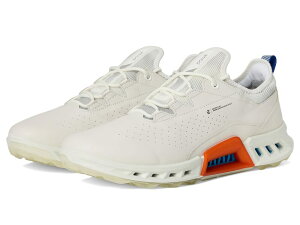 �G�R�[ �����Y �V���[�Y �X�j�[�J�[ ECCO Golf Biom C4 Vented GORE-TEXR Waterproof Golf Shoe White/Mazarine Blue �z���C�g