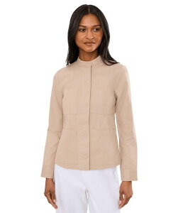 �j�b�N�v���X�]�[�C ���f�B�[�X �A�E�^�[ �R�[�g �R�b�g�� �W���P�b�g NZ by NIC+ZOE Cotton Twill Barn Jacket White Pepper �z���C�g