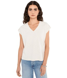 �j�b�N�v���X�]�[�C ���f�B�[�X �g�b�v�X �V���c �L���b�v ���[�X �j�b�g NIC+ZOE NZT Lace Knit Cap Sleeve Tee Classicream �N���[��