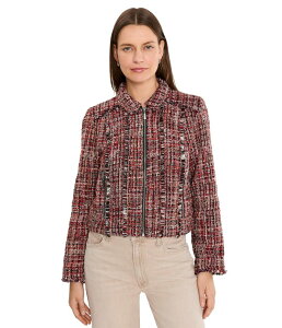 �����@�v�[�� ���T���[���X ���f�B�[�X �A�E�^�[ �R�[�g �t�����W���P�b�g Liverpoolos Angeles Zip Jacket w/ Fringe Red Multi ���b�h