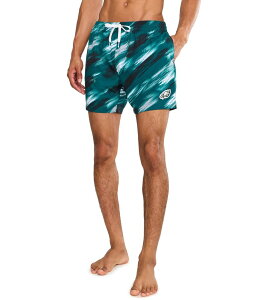 �`���r�[�Y �����Y ���� �n�[�t�p���c�E�V���[�c Chubbies The Color Blitz Eagles 5.5 (Classic Lined Swim Trunks) Dark Teal-Pattern Based �e�B�[��