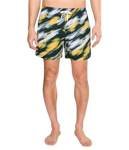 �`���r�[�Y �����Y ���� �n�[�t�p���c�E�V���[�c Chubbies The Color Blitz Packers 5.5 (Classic Lined Swim Trunks) Dark Green-Pattern Base �O���[��