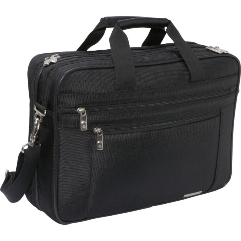 送料無料 低価格 サイズ交換無料 サムソナイト メンズ バッグ スーツケース Black PFT 再再販 Laptop Gusset 2 Briefcase Classic