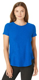 【送料無料】 ビヨンドヨガ レディース Tシャツ トップス On the Down Low T-Shirt - Women's AZURE BLUE HEATHER