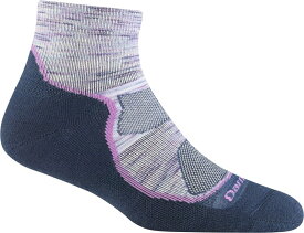 【送料無料】 ダーンタフ レディース 靴下 アンダーウェア Light Hiker Quarter Lightweight Hiking Socks - Women's COSMIC PURPLE