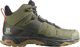 【送料無料】 サロモン メンズ ブーツ・レインブーツ ハイキングシューズ シューズ X Ultra 4 Mid GORE-TEX Hiking Boots - Men's DEEP LICHEN GREEN/PEAT/KELP