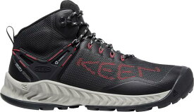 【送料無料】 キーン メンズ ブーツ・レインブーツ ハイキングシューズ シューズ NXIS EVO Mid Waterproof Hiking Boots - Men's BLACK/RED CARPET