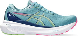 【送料無料】 アシックス レディース スニーカー ランニングシューズ シューズ GEL-Kayano 30 Road-Running Shoes - Women's GRIS BLUE/LIME GREEN