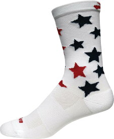 【送料無料】 ブルックス メンズ 靴下 アンダーウェア Tempo Knit-In Crew Socks RED & BLUE STAR/BROOKS RUN USA