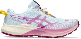 【送料無料】 アシックス レディース スニーカー ランニングシューズ シューズ Fuji Lite 4 Trail-Running Shoes - Women's LIGHT BLUE/BLACKBERRY