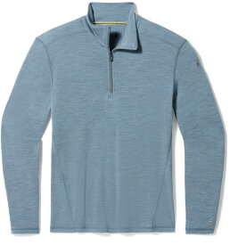 【送料無料】 スマートウール メンズ シャツ トップス Classic Thermal Merino Quarter-Zip Base Layer Top - Men's PEWTER BLUE HEATHER