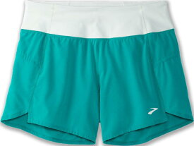 【送料無料】 ブルックス レディース ハーフパンツ・ショーツ ボトムス Chaser 5" Shorts - Women's NILE GREEN/COOL MINT