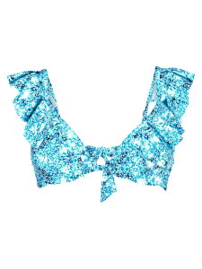 yz BuNC fB[X gbv̂  Flowers Tie & Dye Bikini Top blue marine