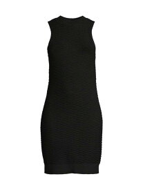 【送料無料】 525アメリカ レディース ワンピース トップス Baby Wavy Cotton Knit Sweater Dress black