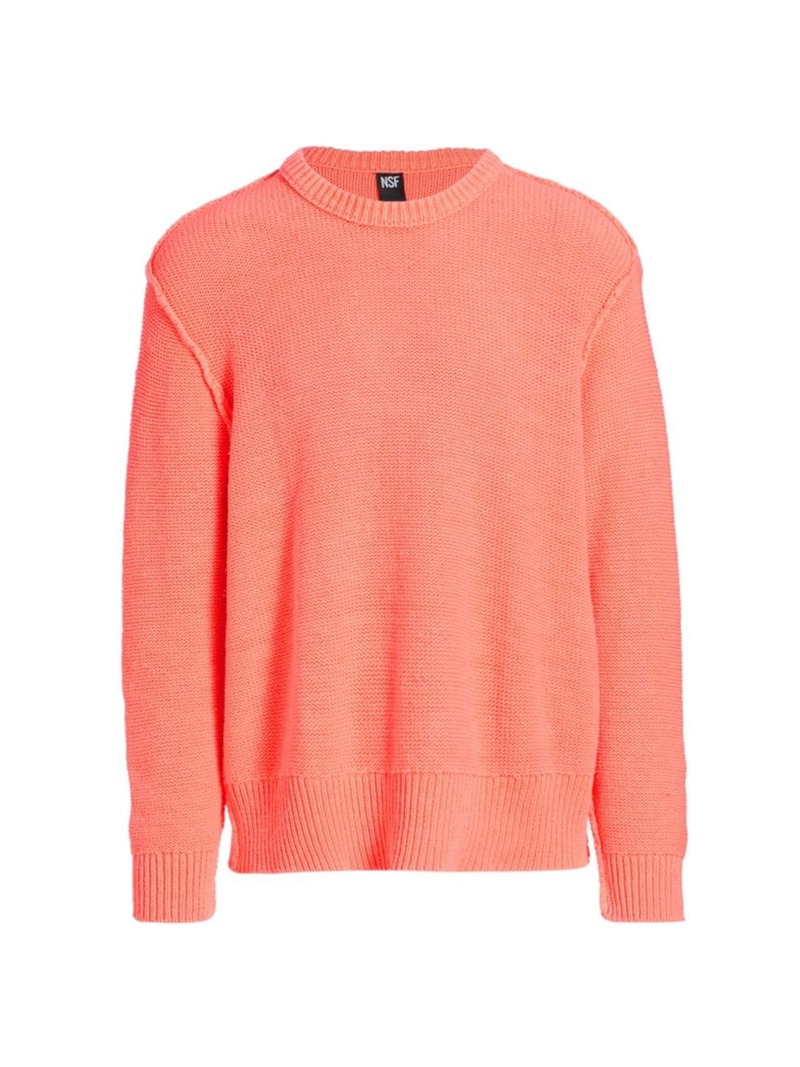  エヌエスエフ メンズ ニット・セーター アウター Cotton Crewneck Sweater orange crush