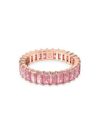 【送料無料】 スワロフスキー レディース リング アクセサリー Matrix Chroma Rose Gold-Plated Ring pink
