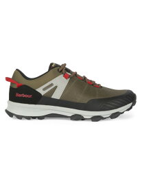 【送料無料】 バーブァー メンズ スニーカー ハイキングシューズ シューズ Weather Comfort Mendip Low-Top Hiking Shoes olive