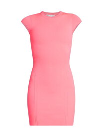 【送料無料】 ヴィクトリア ベッカム レディース ワンピース トップス Jersey Cap-Sleeve Mini Dress pink