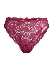 【送料無料】 エルス レディース パンツ アンダーウェア Peony High-Waisted Lace Thong fuchsia