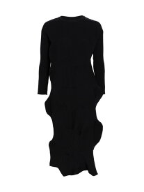 【送料無料】 イッセイミヤケ レディース ワンピース トップス Kone Kone Woven Pleated Dress black