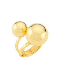 【送料無料】 ケネスジェイレーン レディース リング アクセサリー 22K-Gold-Plated Double-Sphere Ring gold