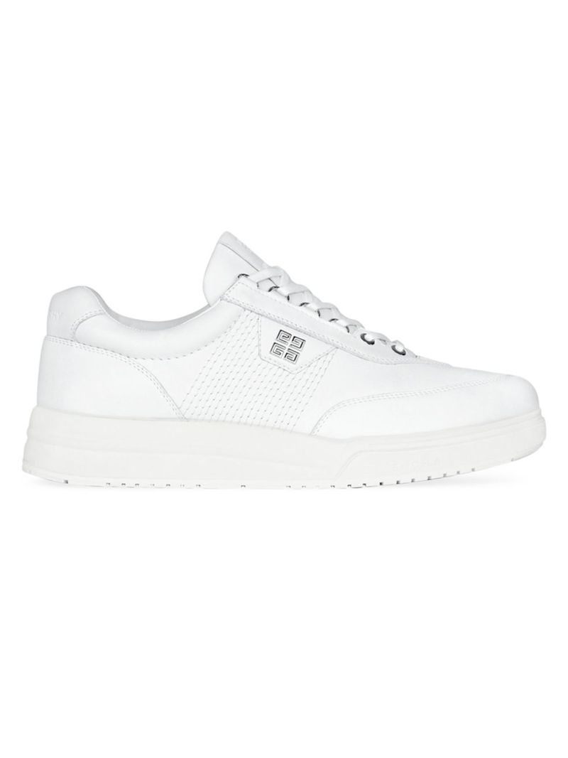 ❤️人気大割引❤️ ジバンシー メンズ スニーカー シューズ G4 Sneakers in Leather white 靴 