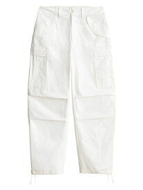 【送料無料】 ラグアンドボーン レディース カジュアルパンツ カーゴパンツ ボトムス Porter Ruched Cargo Pants white