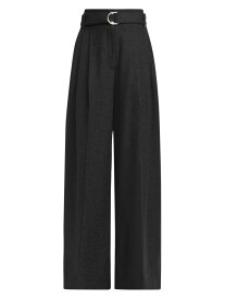 【送料無料】 スリーワンフィリップリム レディース カジュアルパンツ ボトムス Wool-Blend Pleated Belted Pants charcoal