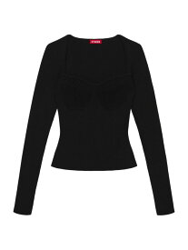 【送料無料】 スタウド レディース シャツ トップス Silhouette Long-Sleeve Top black