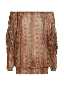 【送料無料】 レイミー ブルック レディース シャツ トップス Grace Printed Off-The-Shoulder Top neutral combo waikiki knit