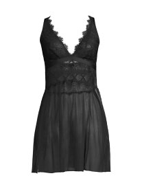 【送料無料】 コサベラ レディース ワンピース トップス Allure Lace Babydoll Slip Dress black