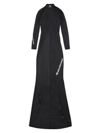 【送料無料】 バレンシアガ レディース ワンピース トップス Sporty B Gown black