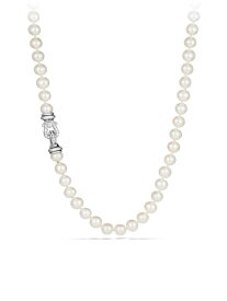 【送料無料】 デイビット・ユーマン レディース ネックレス・チョーカー・ペンダントトップ アクセサリー Sterling Silver & White Cultured Freshwater Pearl Necklace With Diamonds pearl