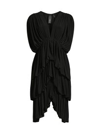 【送料無料】 ノーマカマリ レディース ワンピース トップス 4-Tiered Butterfly Knee-Length Dress black