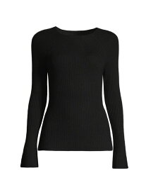 【送料無料】 コビーハルペリン レディース ニット・セーター アウター Mercer Ribbed Boat neck Sweater black