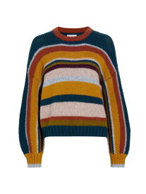 【送料無料】 ヴェルヴェットバイグラハムスペンサー レディース ニット・セーター アウター Samara Alpaca-Blend Striped Sweater multi