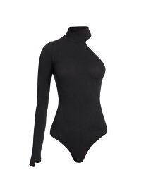 【送料無料】 コマンドー レディース シャツ トップス One-Shoulder Turtleneck Bodysuit black