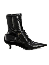 【送料無料】 ザ ロウ レディース ブーツ・レインブーツ シューズ Cyd 40MM Leather Ankle Boots black