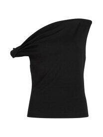 【送料無料】 ラグアンドボーン レディース タンクトップ トップス Irina One-Shoulder Knit Top black
