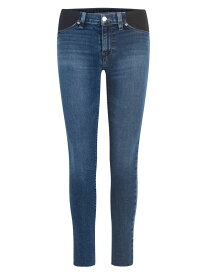 【送料無料】 ハドソンジーンズ レディース デニムパンツ ジーンズ ボトムス Maternity Nico Super Skinny Crop Jeans lotus