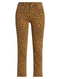 【送料無料】 マザー レディース デニムパンツ ジーンズ ボトムス The Rider Leopard Mid-Rise Crop Jeans hit the spot