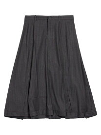 【送料無料】 バレンシアガ レディース スカート ボトムス Deconstructed A-Line Skirt grey