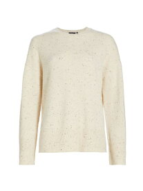【送料無料】 セオリー レディース ニット・セーター アウター Karenia Speckled Wool-Cashmere Sweater cream multi