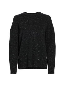 【送料無料】 セオリー レディース ニット・セーター アウター Karenia Speckled Wool-Cashmere Sweater charcoal multi